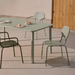 Stół Ogrodowy Brai 180 Cm Turkusowy Kave Home