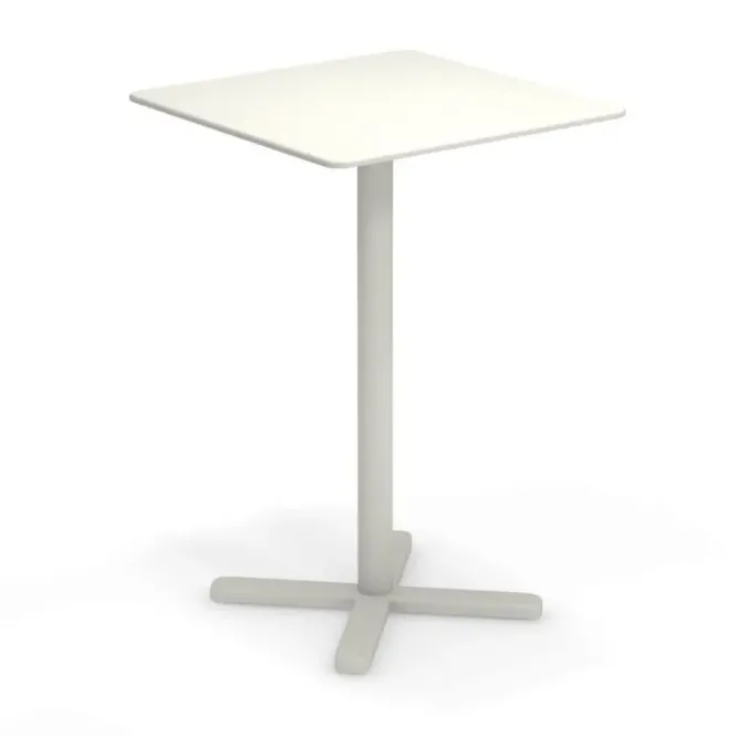 Stół Ogrodowy Darwin 70 Cm Matowa Biel Emu