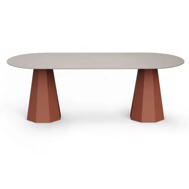 Stół Ogrodowy Greta Elliptical Blat Ceramiczny