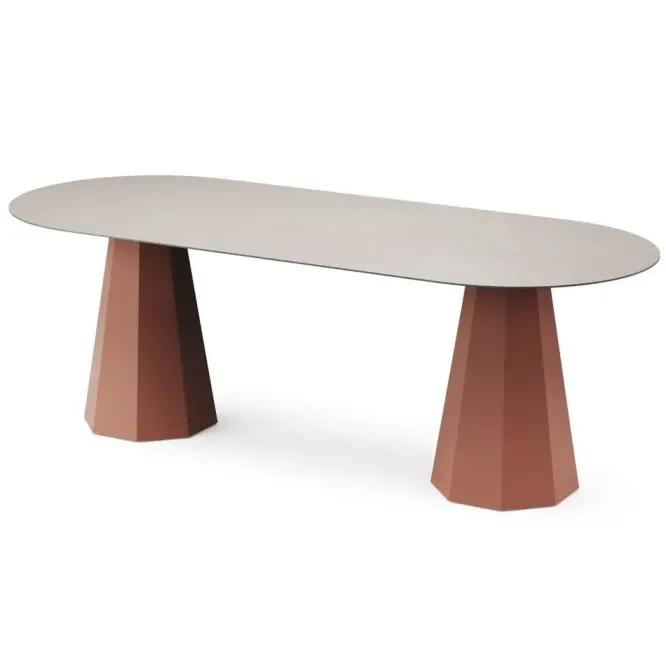 Stół Ogrodowy Greta Elliptical Blat Ceramiczny