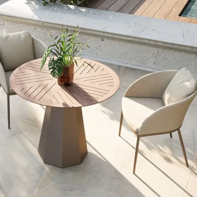 Stół Ogrodowy Greta Elliptical Blat Ceramiczny