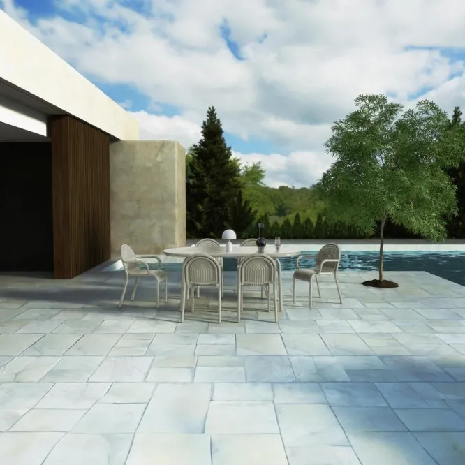 Stół Ogrodowy Groove Beżowy Tom Dixon