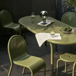 Stół Ogrodowy Groove Zielony Tom Dixon