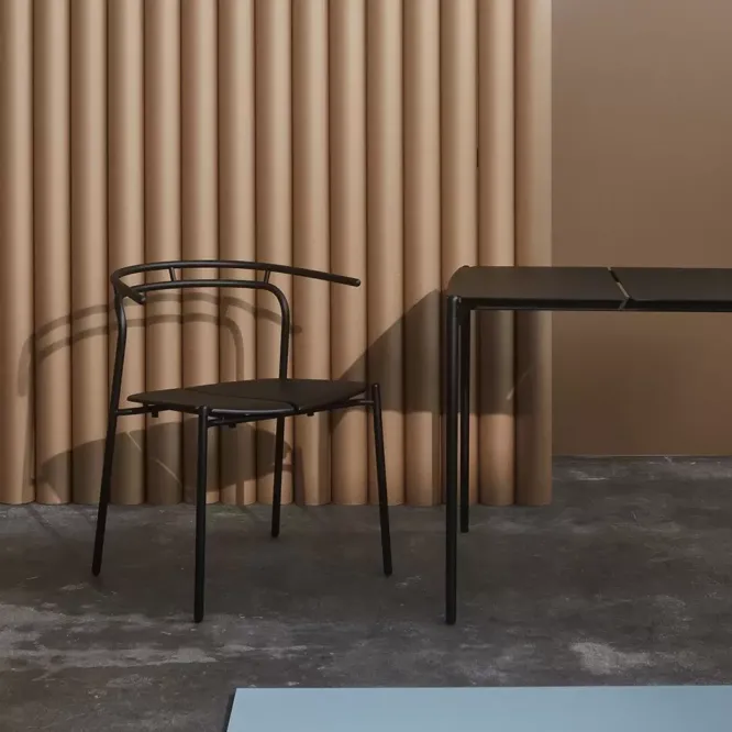 Stół Ogrodowy Novo 80 Cm Czarny Aytm