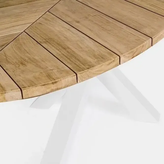 Stół Ogrodowy Palmdale 240 Cm Biały Bizzotto