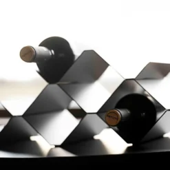 Stojak Na Wino Rocks Czarny Zone Denmark