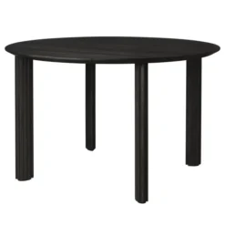 Stół Okrągły Comfort Circle Czarny Dąb Umage
