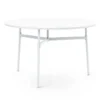 Stół Okrągły Union 120 Cm Biały Normann Copenhagen