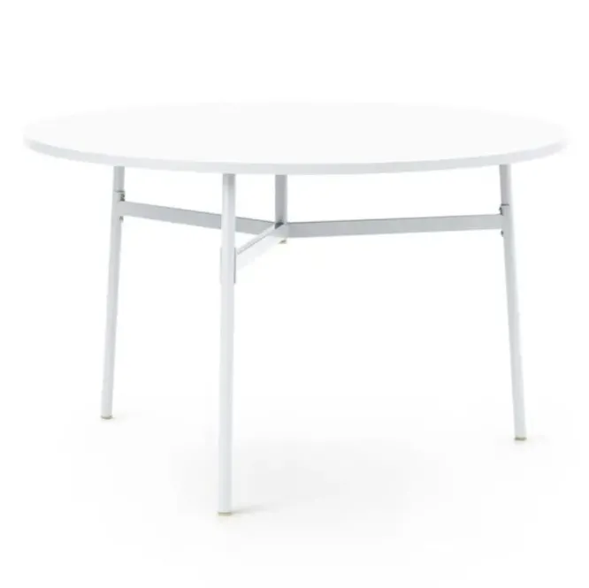 Stół Okrągły Union 120 Cm Biały Normann Copenhagen