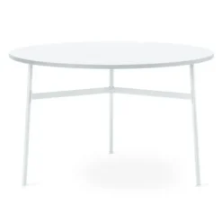 Stół Okrągły Union 120 Cm Biały Normann Copenhagen