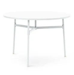 Stół Okrągły Union 110 Cm Biały Normann Copenhagen