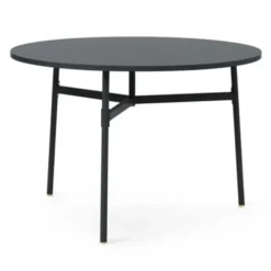 Stół Okrągły Union 110 Cm Czarny Normann Copenhagen