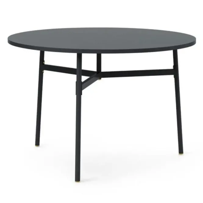 Stół Okrągły Union 110 Cm Czarny Normann Copenhagen