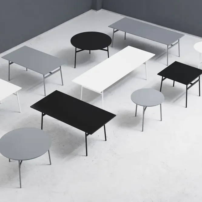 Stół Okrągły Union 110 Cm Czarny Normann Copenhagen