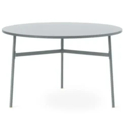 Stół Okrągły Union 120 Cm Szary Normann Copenhagen