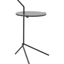 Stolik Halten Sh9 Smoked Glass Black Andtradition