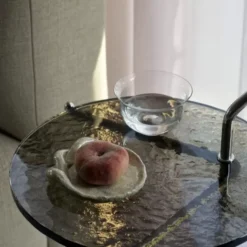 Stolik Halten Sh9 Smoked Glass Black Andtradition