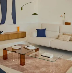 Stolik Kawowy Adularia 85 Cm Brązowy Kave Home