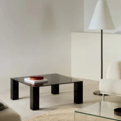 Stolik Kawowy Adularia 85 Cm Ciemnoszary Kave Home