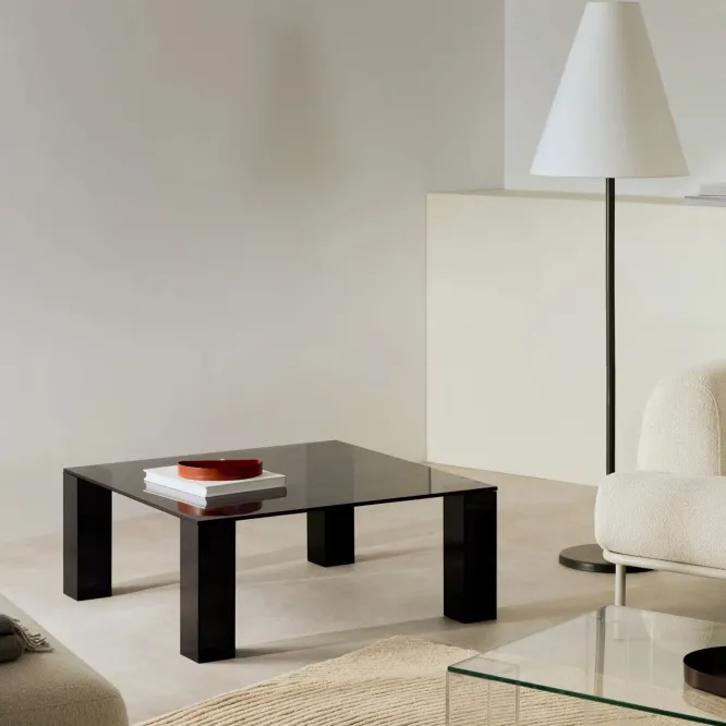 Stolik Kawowy Adularia 85 Cm Ciemnoszary Kave Home