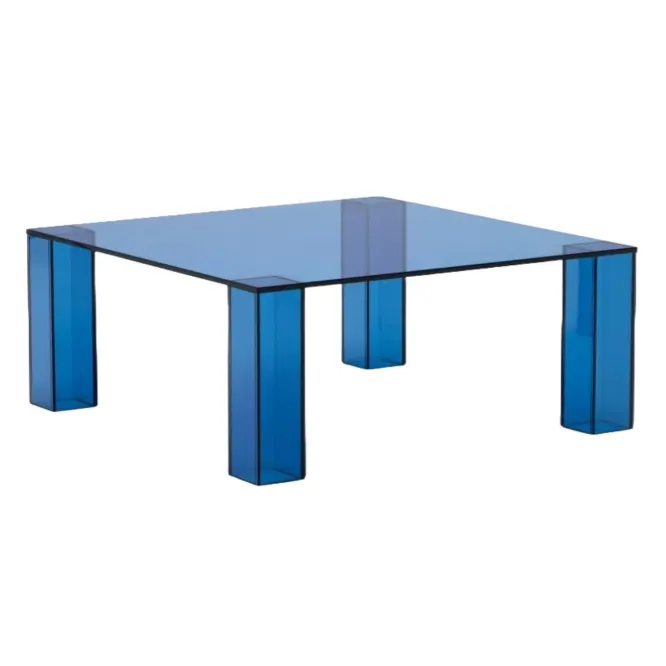 Stolik Kawowy Adularia 85 Cm Niebieski Kave Home
