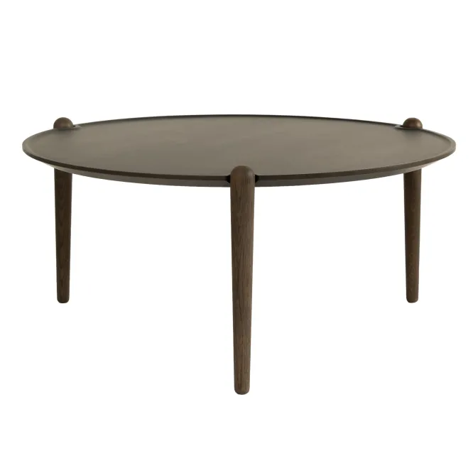 Stolik Kawowy Aria 90 Cm Ciemny Dąb Design House Stockholm