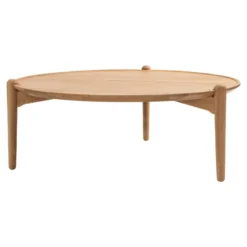 Stolik Kawowy Aria 90 Cm Dębowy Design House Stockholm