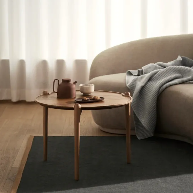 Stolik Kawowy Aria 60 Cm Dębowy Design House Stockholm