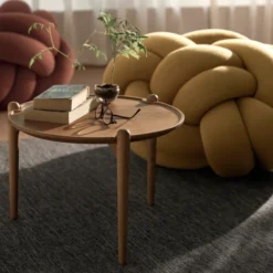 Stolik Kawowy Aria 60 Cm Dębowy Design House Stockholm