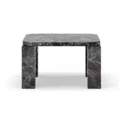 Stolik Kawowy Atlas 60 Cm Czarny Marmur New Works