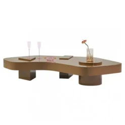 Stolik Kawowy Bold 180 Cm Tabaco Wysoki Połysk Sancal
