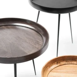 Stolik Kawowy Bowl Czarny Mater