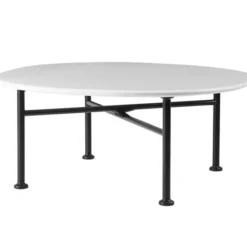 Stolik Kawowy Carmel 75 Cm Biały Gubi