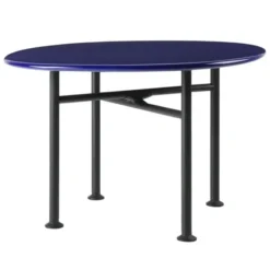 Stolik Kawowy Carmel 60 Cm Niebieski Gubi