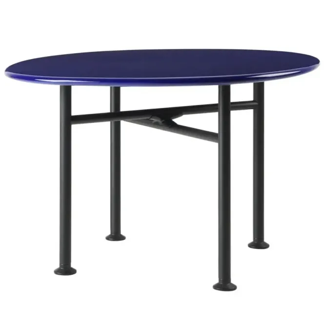 Stolik Kawowy Carmel 60 Cm Niebieski Gubi