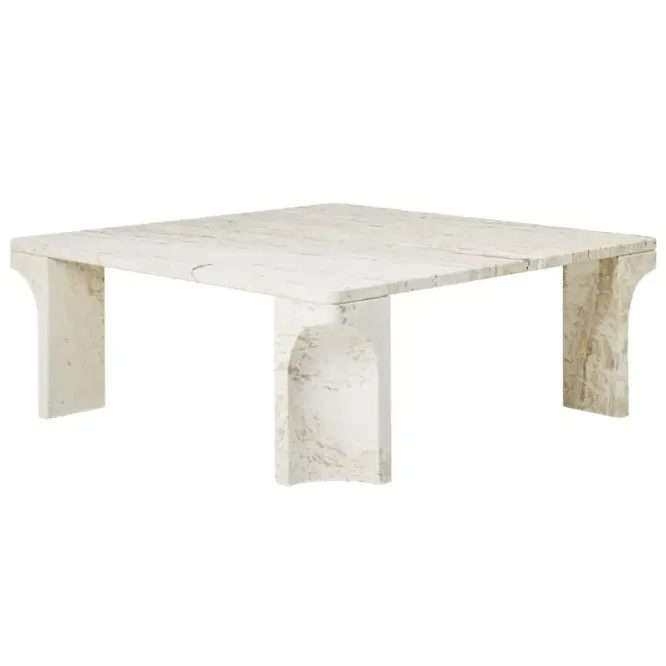 Stolik Kawowy Doric 80 Cm Biały Gubi