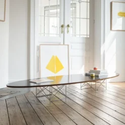 Stolik Kawowy Elliptical Etr Czarny Vitra