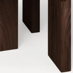 Stolik Kawowy Farmhouse Rectangle Ciemny Dąb Frama