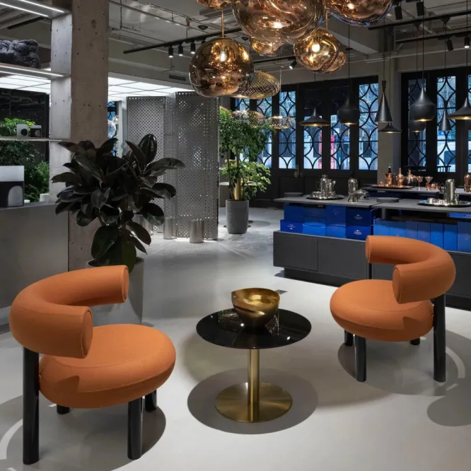 Stolik Kawowy Flash Circle Brass Tom Dixon