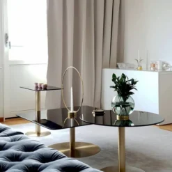 Stolik Kawowy Flash Circle Brass Tom Dixon