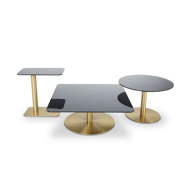 Stolik Kawowy Flash Circle Brass Tom Dixon