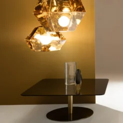 Stolik Kawowy Flash Square Brass Tom Dixon