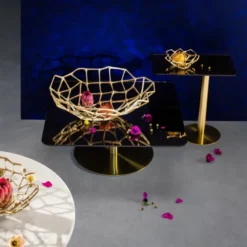 Stolik Kawowy Flash Square Brass Tom Dixon