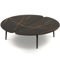 Stolik Kawowy Graphium 120 Cm Noir Sahara Zanotta