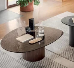 Stolik Kawowy Mushroom Biały Ceramiczny Calligaris