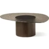 Stolik Kawowy Mushroom Przydymiony-Brąz Calligaris
