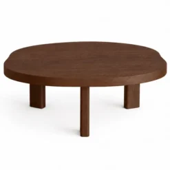 Stolik Kawowy Noah 80 Cm Ciemnobrązowy
