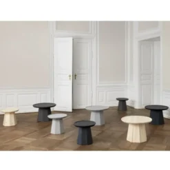 Stolik Kawowy Pine 65 Cm Ciemnoszary Normann Copenhagen