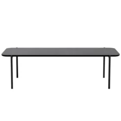 Stolik Kawowy Savoye 120 Cm Czarny Blat Ceramiczny Pwtbs