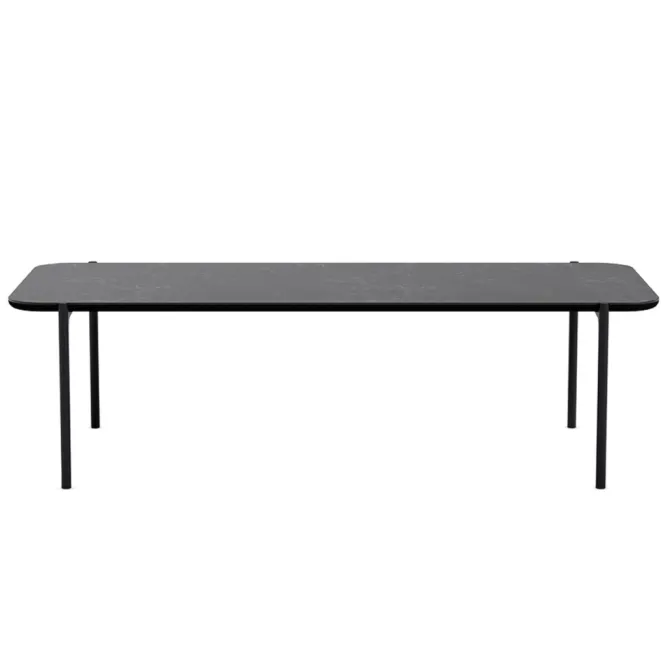 Stolik Kawowy Savoye 120 Cm Czarny Blat Ceramiczny Pwtbs